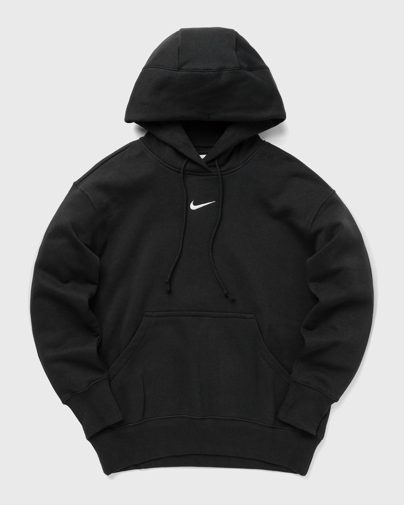 Nike Womens Phoenix Fleece Oversized Pullover Hoodie Black