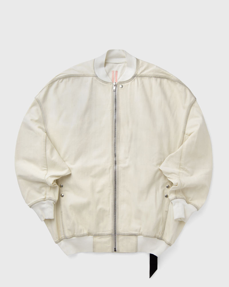 Rick Owens Denim Bomber - Jumbo Flight White