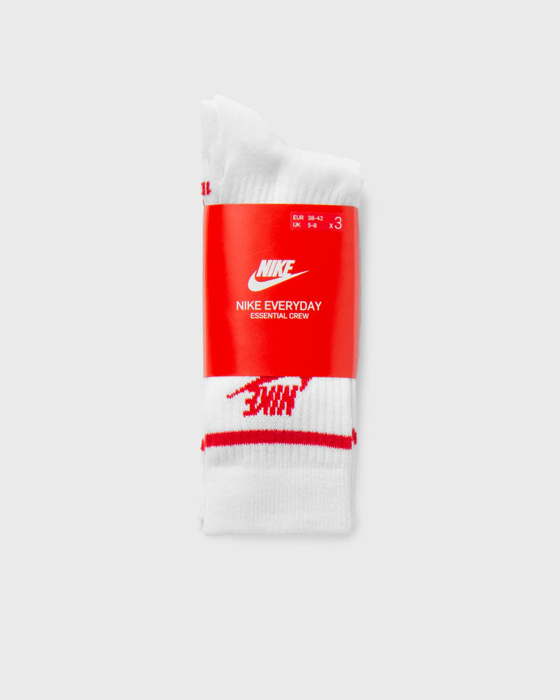 Nike Dri-Fit Everyday Essential Crew Socks (3 Pairs) White