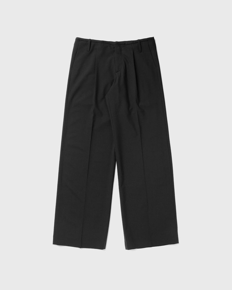 032C Wide Leg Suit Trousers Black