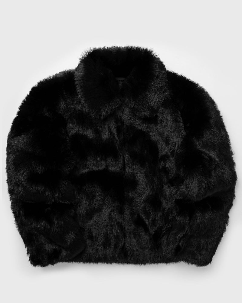 032C Muddy Faux Fur Blouson Black