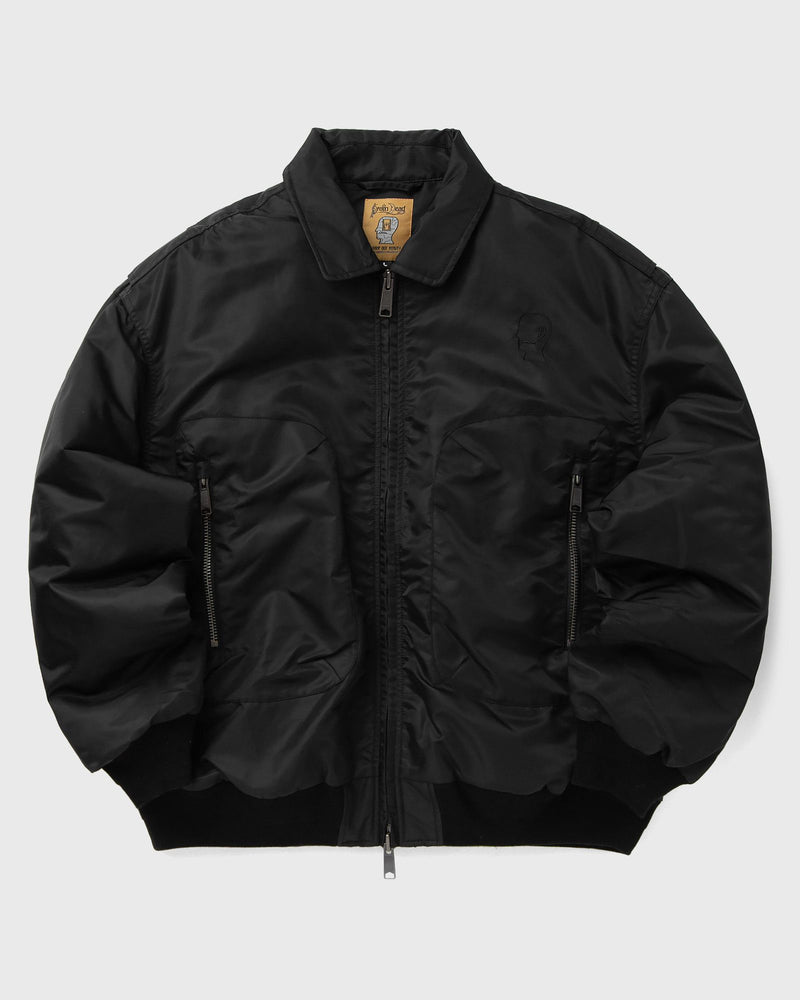 Brain Dead Embroidered 3D Flight Jacket Black