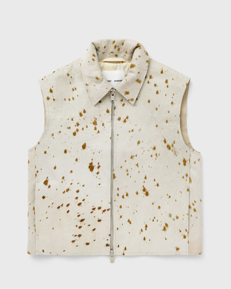 Samsøe & Samsøe Salylo Leather Vest 15374 Beige
