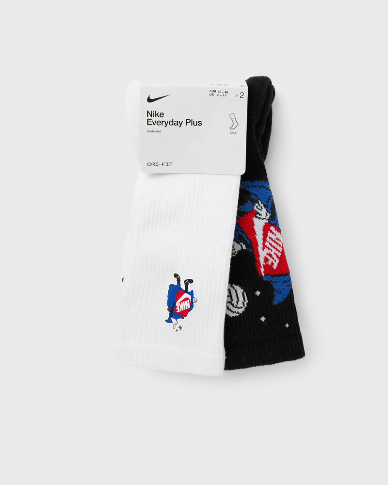 Nike Everyday Plus Cushioned Crew Socks (2 Pairs) Multi