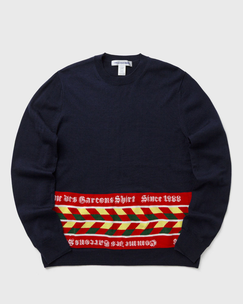 Comme des Garçons Shirt Shirt Knitted Blue
