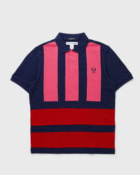 Comme des Garçons Shirt X Fred Perry Polo Knit Blue|red