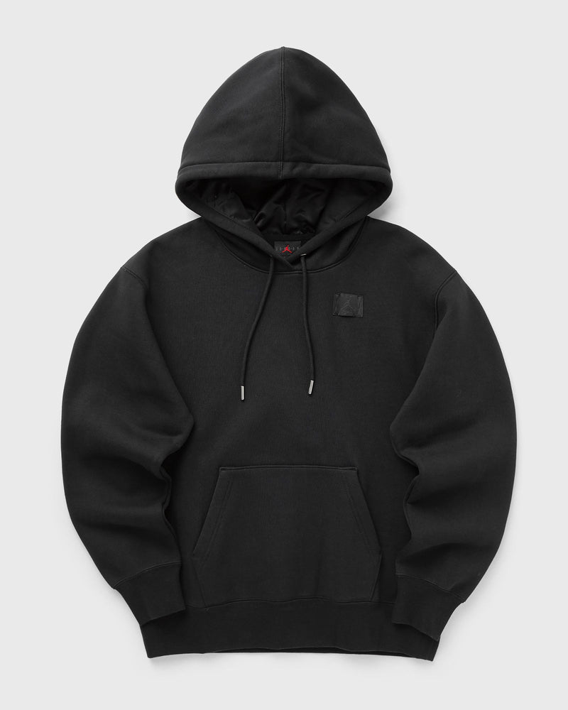 Jordan Womens Flight Fleece Satin-Lined Pullover Hoodie Black