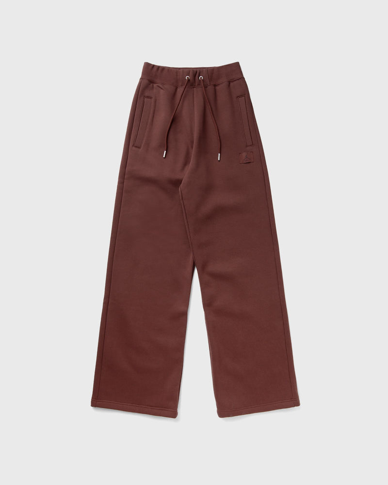 Jordan Womens Flight Fleece Open-Hem Pants Red