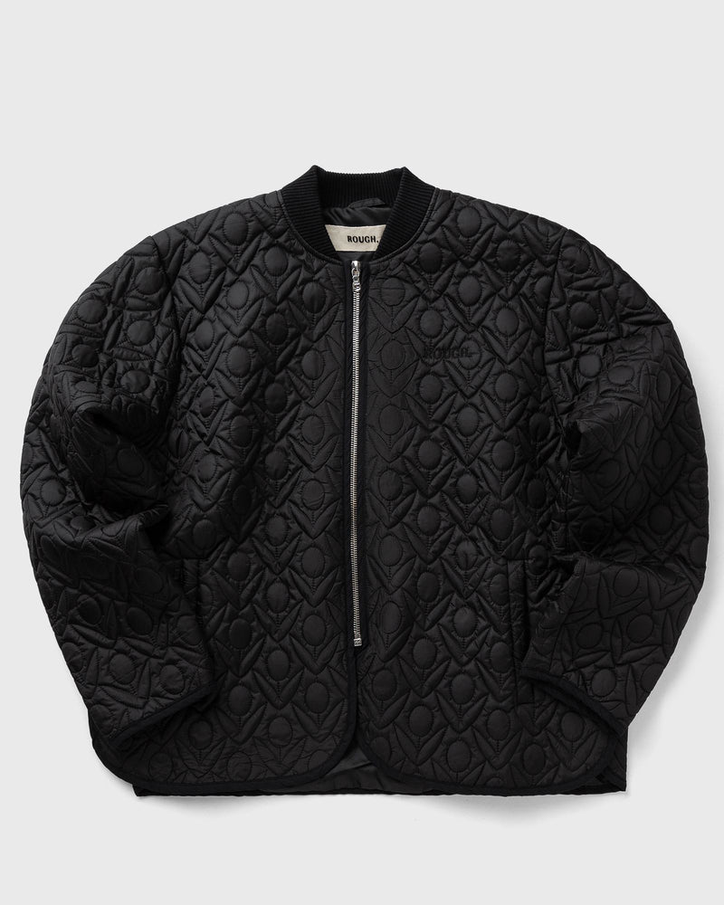 Rough. Olive Padded Jacket Black