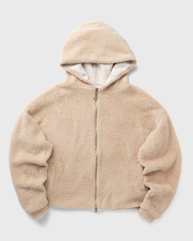 Perplex Merino Zip Hoodie Beige
