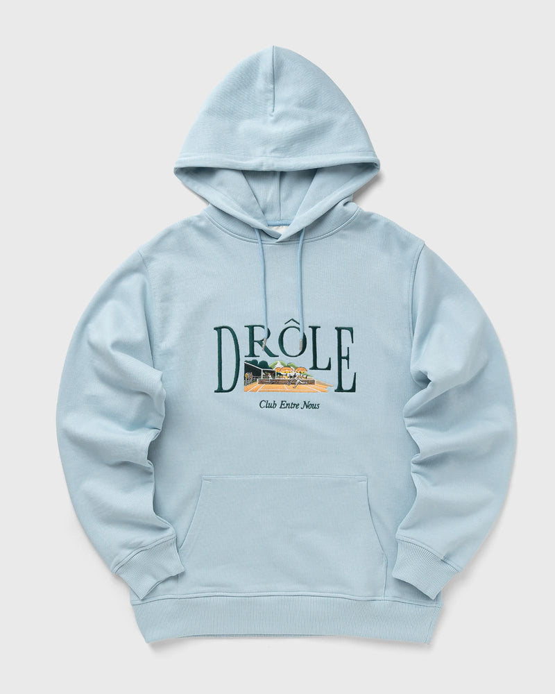 Drôle de Monsieur le Hoodie Tennis Court Blue