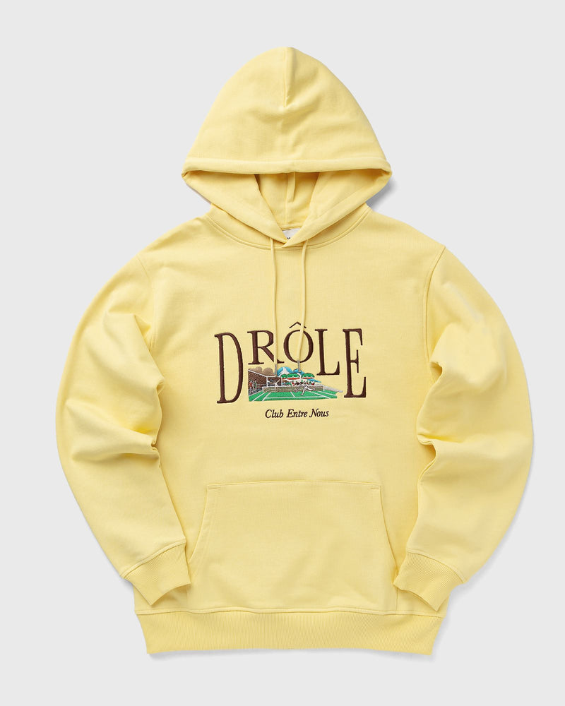 Drôle de Monsieur le Hoodie Tennis Court Yellow