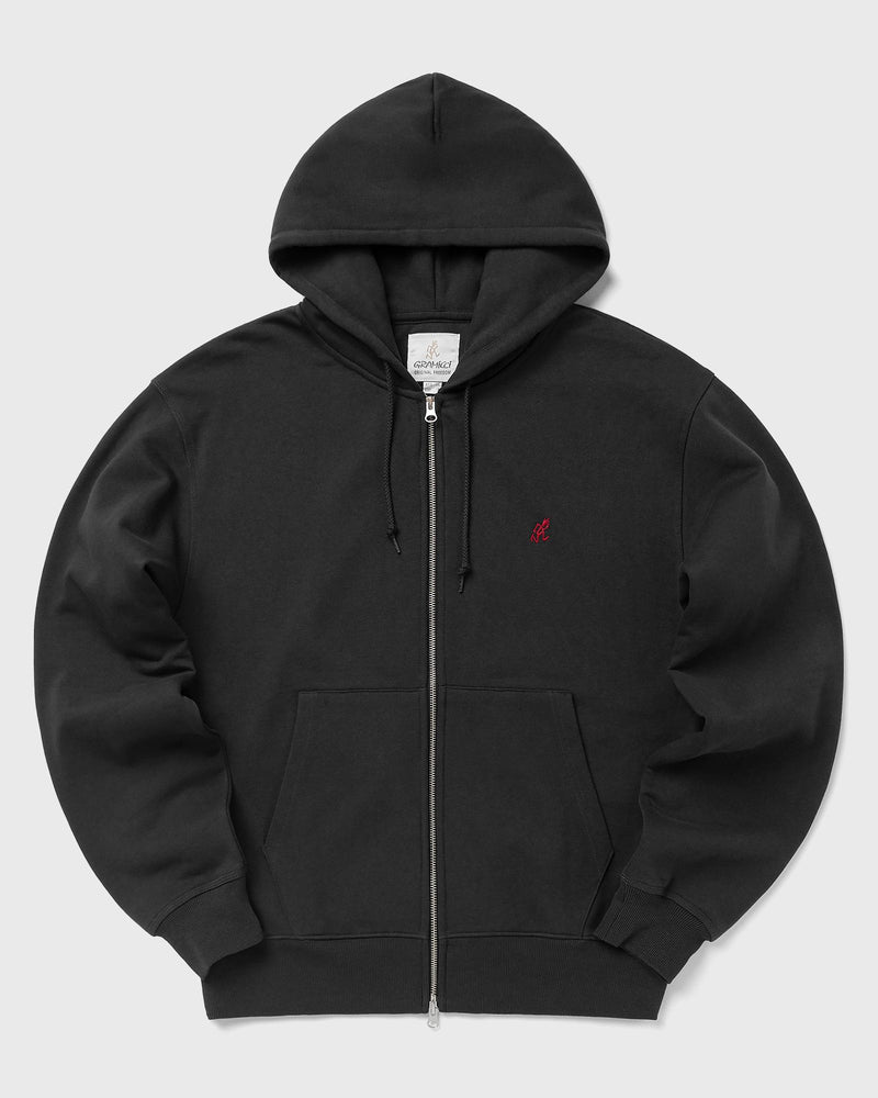 Gramicci One Point Zip Hooded Sweatshirt Black