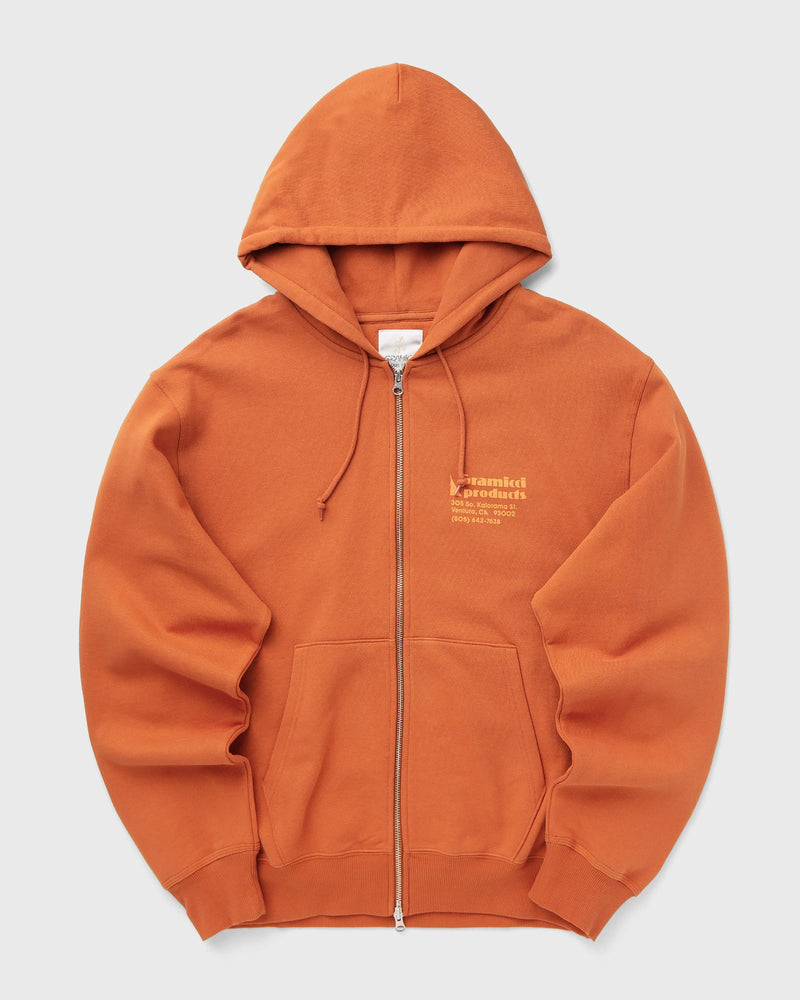 Gramicci G-Sail Zip Hooded Sweatshirt Orange