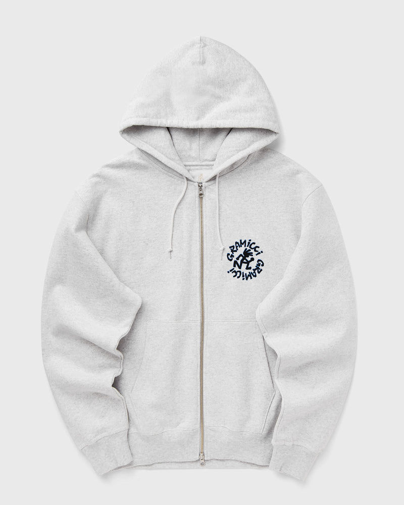 Gramicci Running Man Zip Hooded Sweatshirt Grey