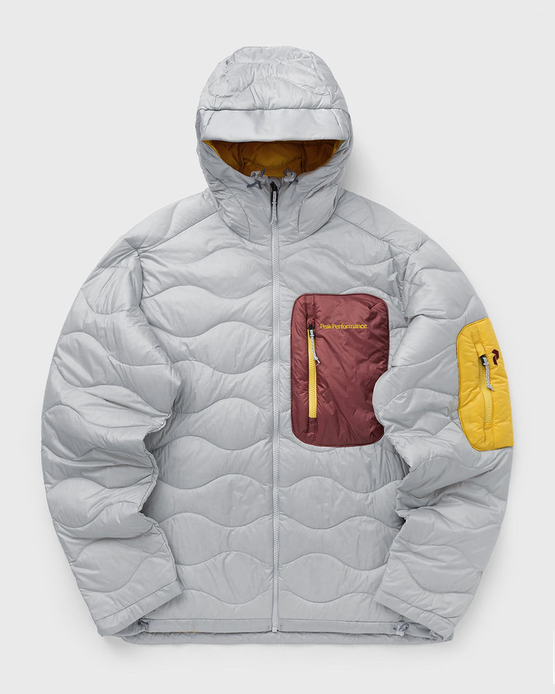 Peak Performance Helium Utility Down Hood Jacket Grey