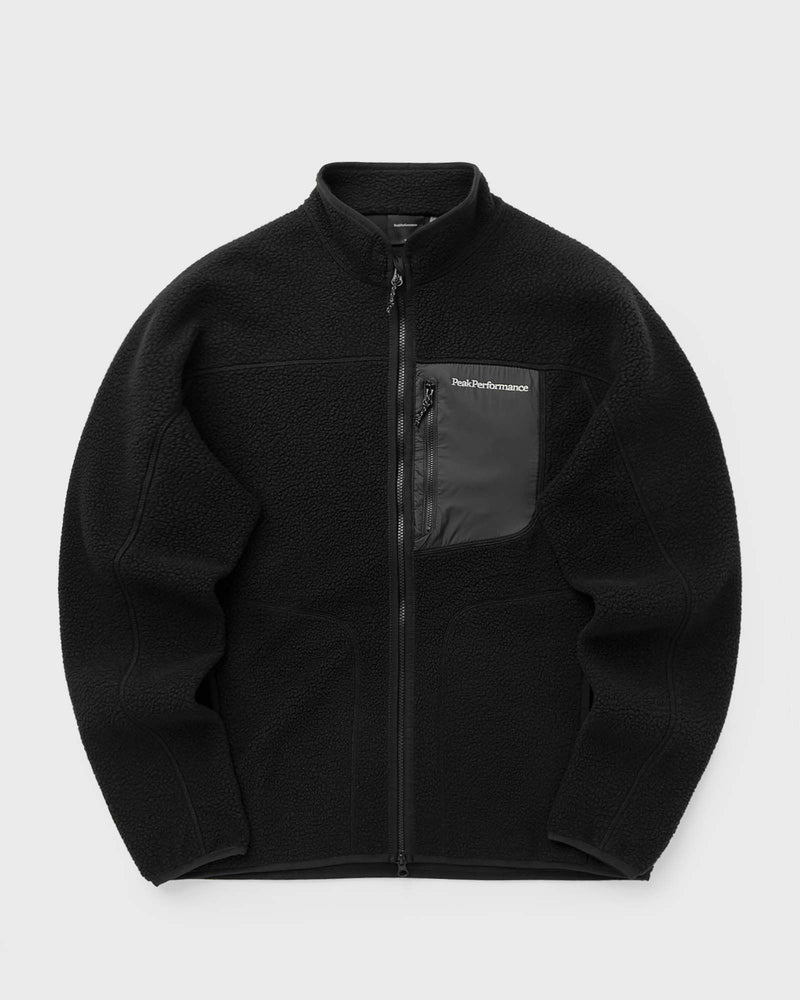 Peak Performance Naturerush Pile Zip Jacket Black
