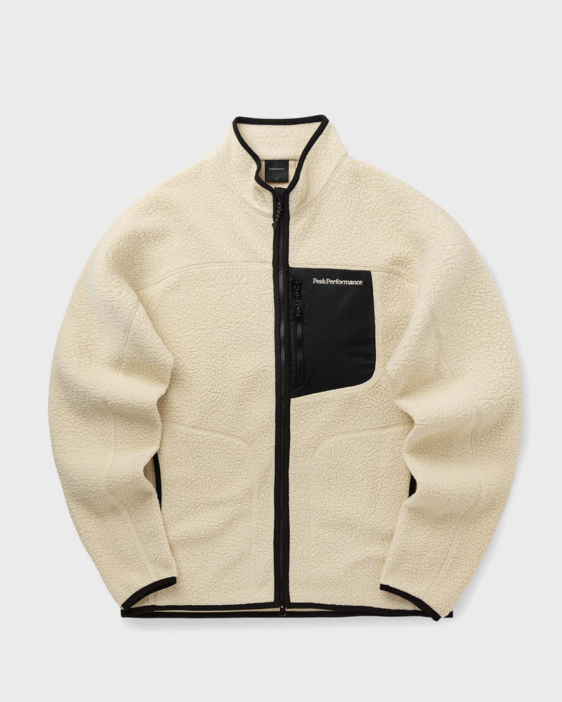 Peak Performance Naturerush Pile Zip Jacket Beige