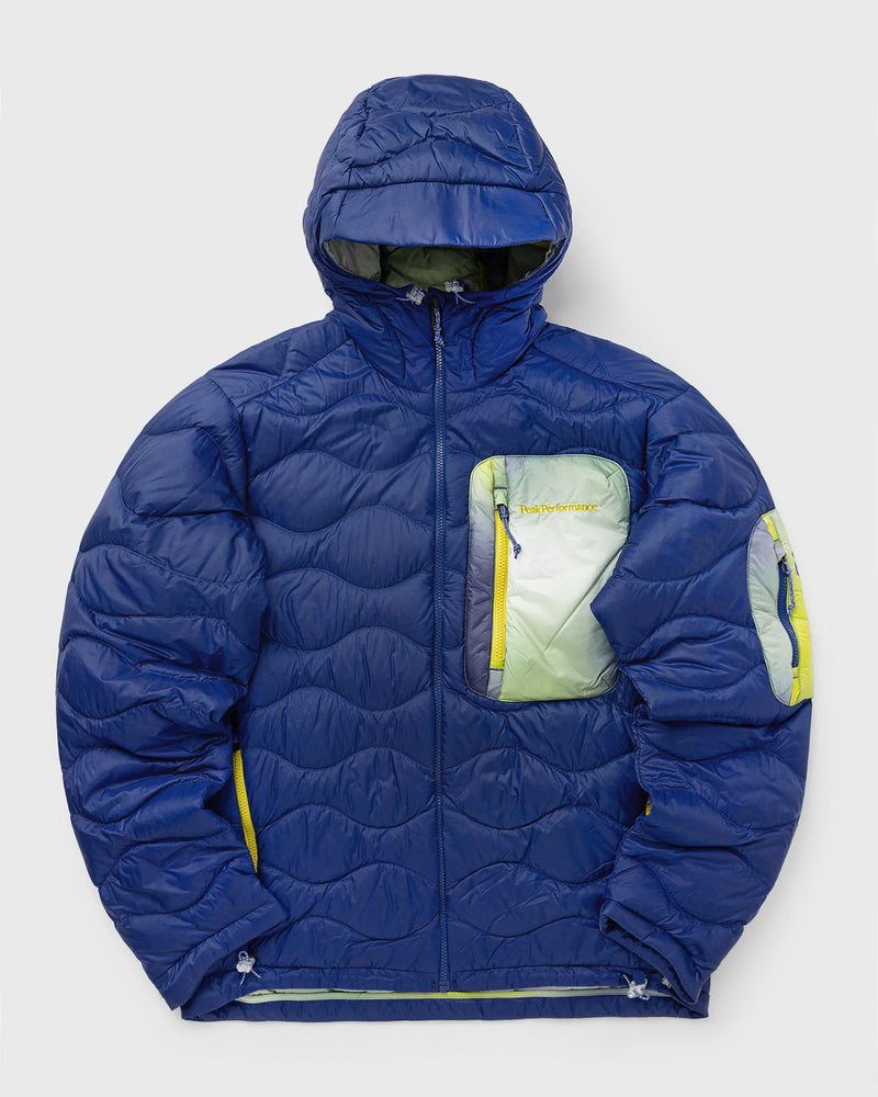 Peak Performance Helium Aop Utility Down Hood Blue