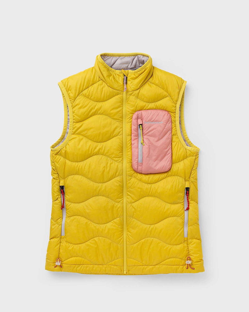 Peak Performance Helium Utility Down Vest Yellow