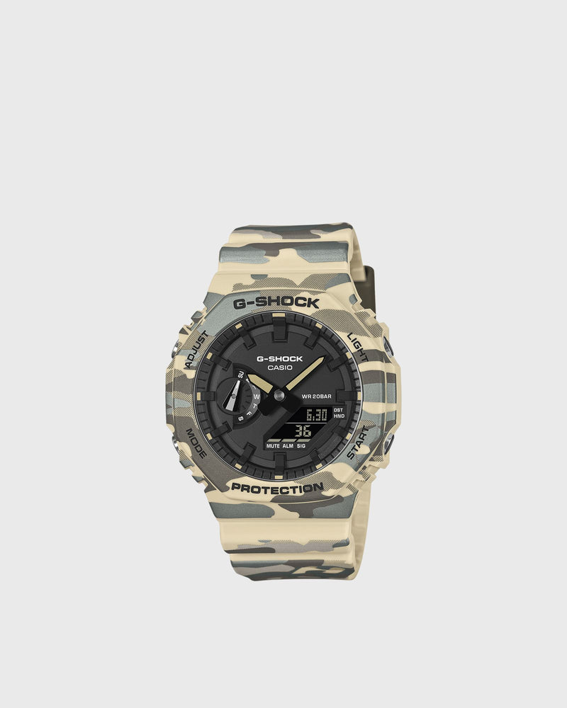 G-Shock Casio Ga-2100 Camouflage Green|beige