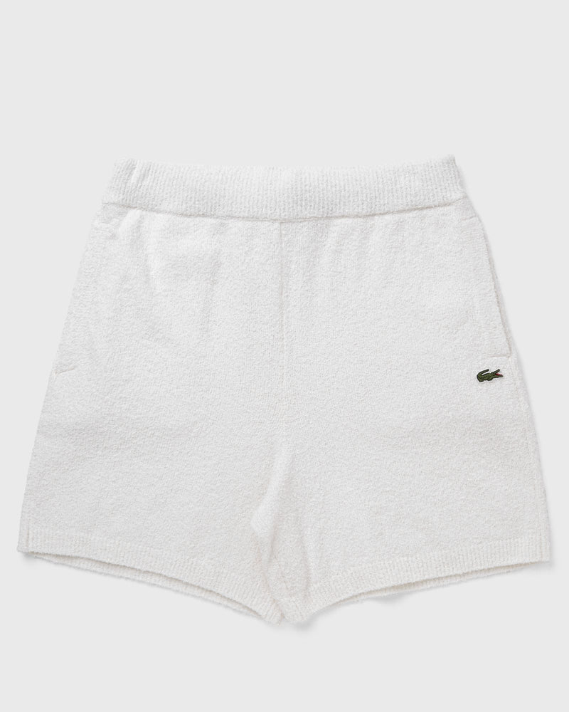 Lacoste Bouclò Knit Shorts White