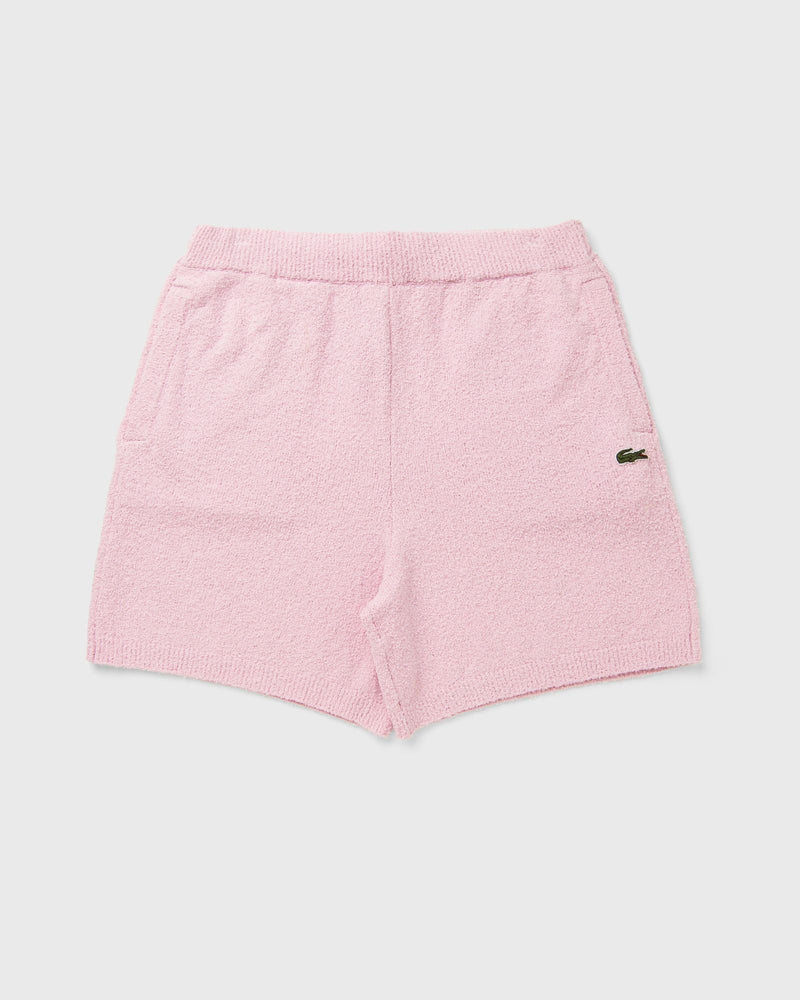 Lacoste Bouclò Knit Shorts Pink