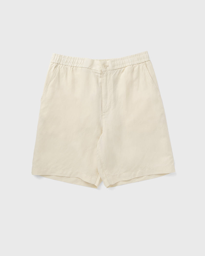 Lacoste Regular Fit Linen Blend Twill Shorts Beige