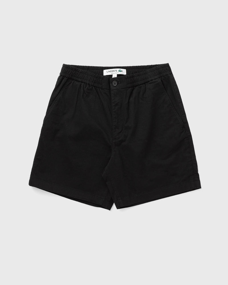 Lacoste Regular Fit Stretch Cotton Shorts Black