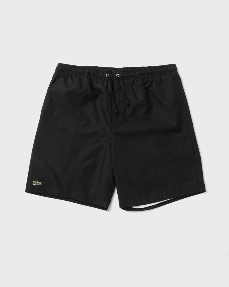 Lacoste Lightweight Diamond Taffeta Sport Shorts Black