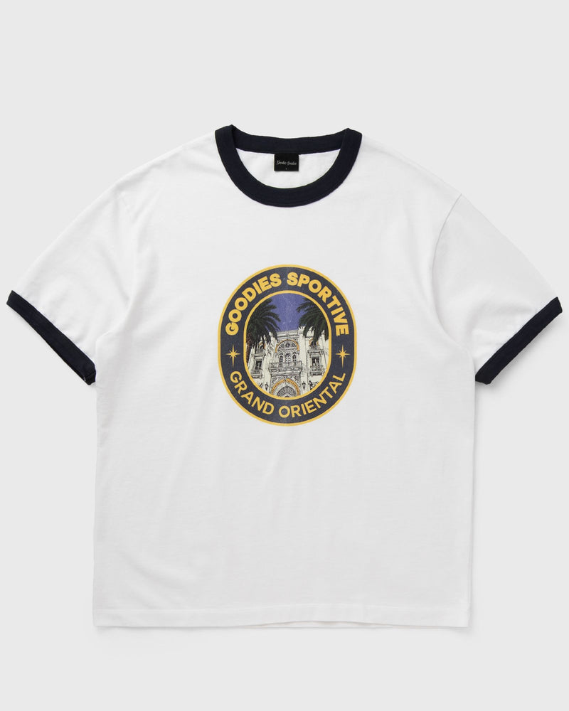 Goodies Sportive Grand Oriental Ringer Tee White