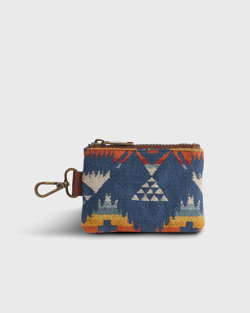 Pendleton Traditions Zip Card Case Blue|multi