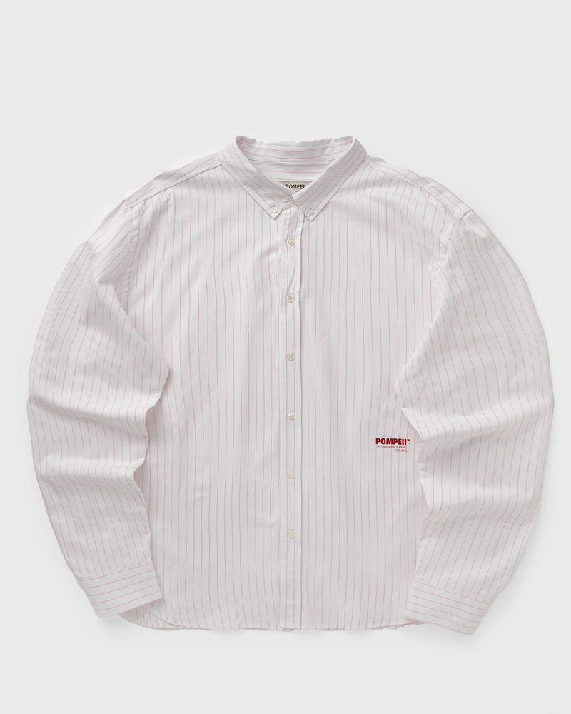 Pompeii Pink Thin Stripe Oxford Shirt
