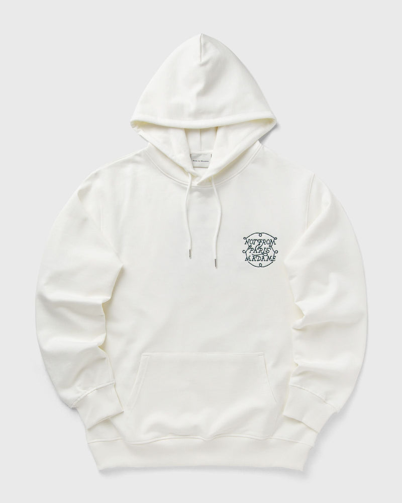 Drôle de Monsieur le Hoodie Slogan Tresses White