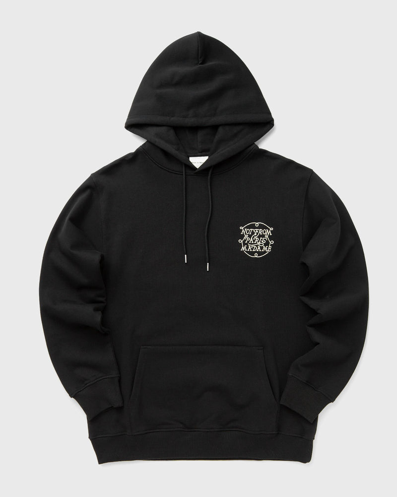 Drôle de Monsieur le Hoodie Slogan Tresses Black