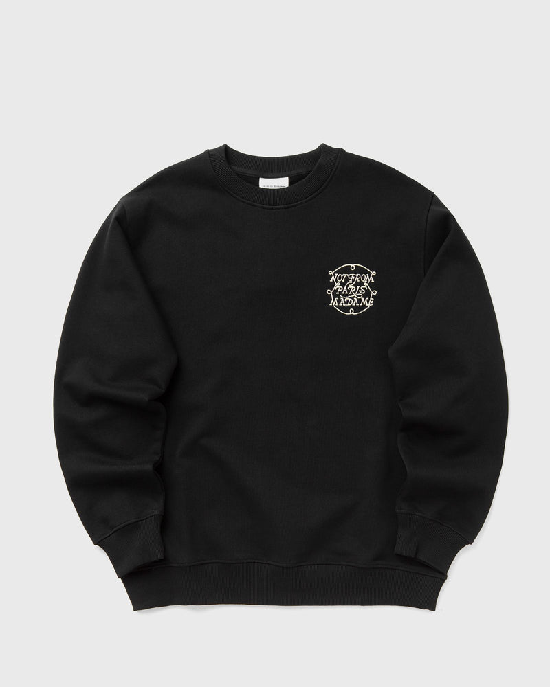 Drôle de Monsieur le Sweatshirt Slogan Tresses Black