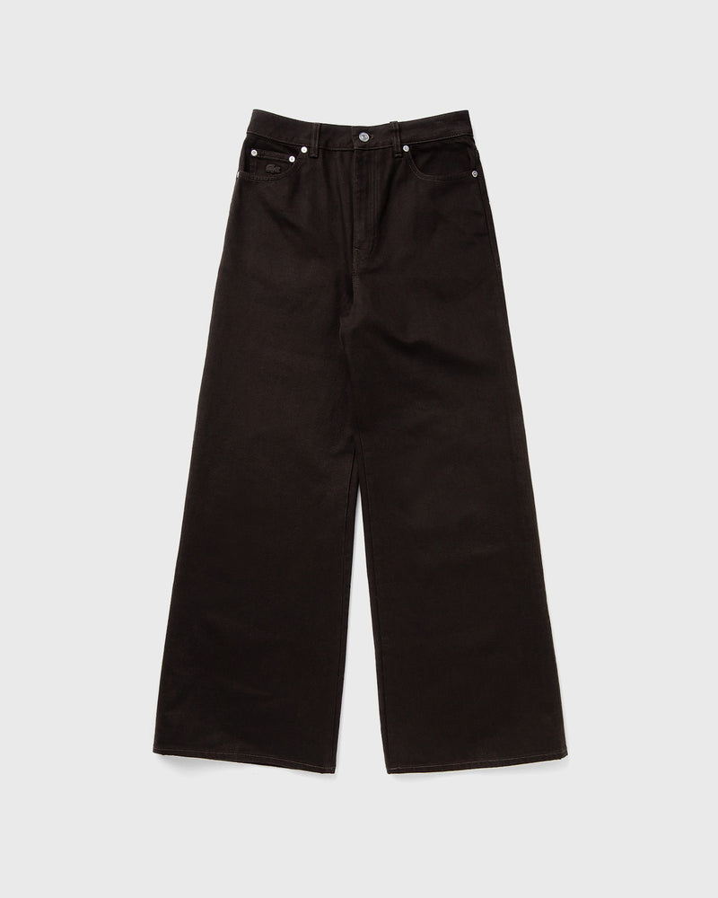 Lacoste Wide Fit 5 Pocket Jeans Brown