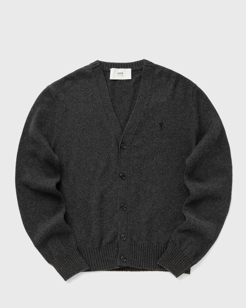 AMI Paris AMI de Coeur Cardigan Grey