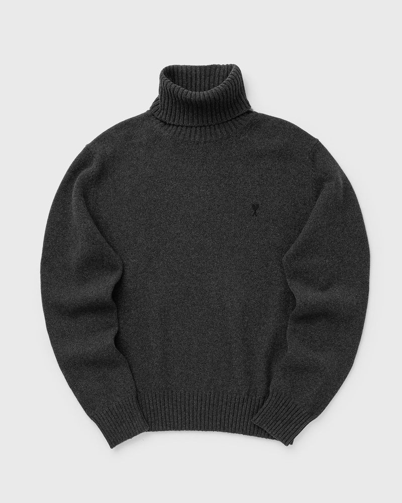 AMI Paris AMI de Coeur Turtle Neck Sweater Grey