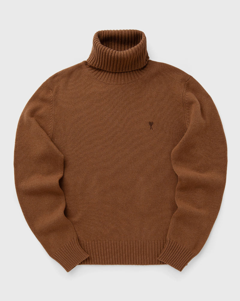 AMI Paris AMI de Coeur Turtle Neck Sweater Black