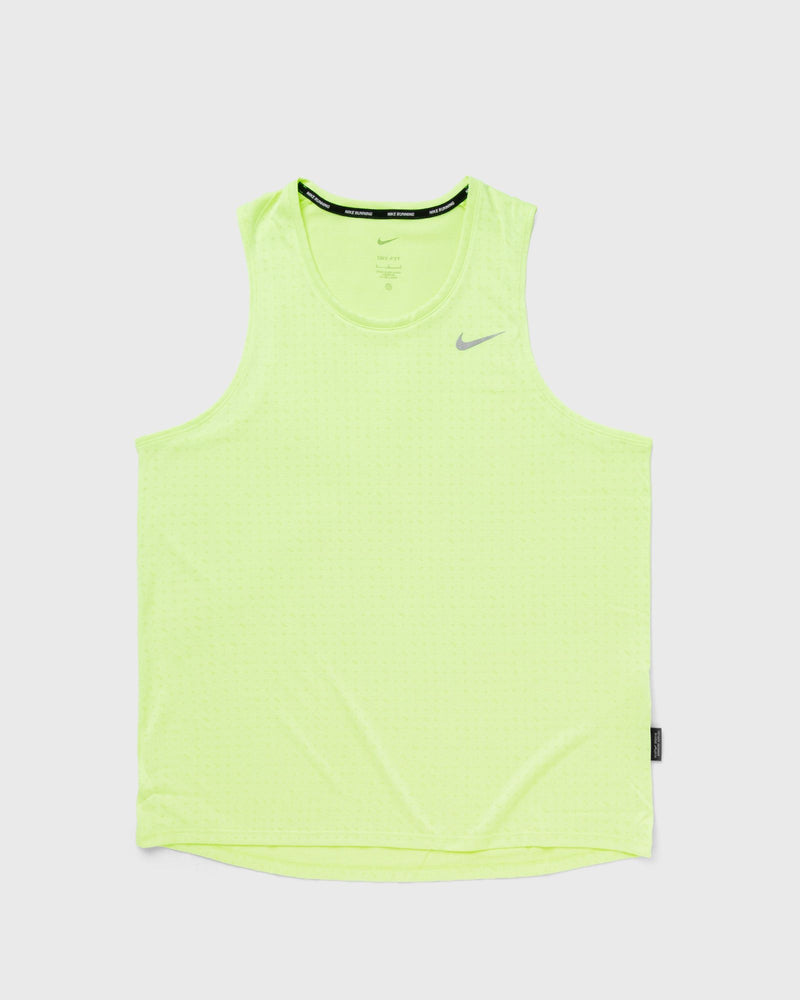 Nike Df Breathe Miler Tank Yellow