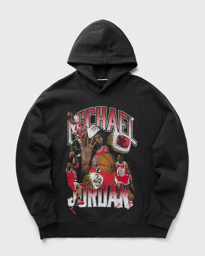 Jordan Flight Fleece Graphic Pullover Hoodie Black