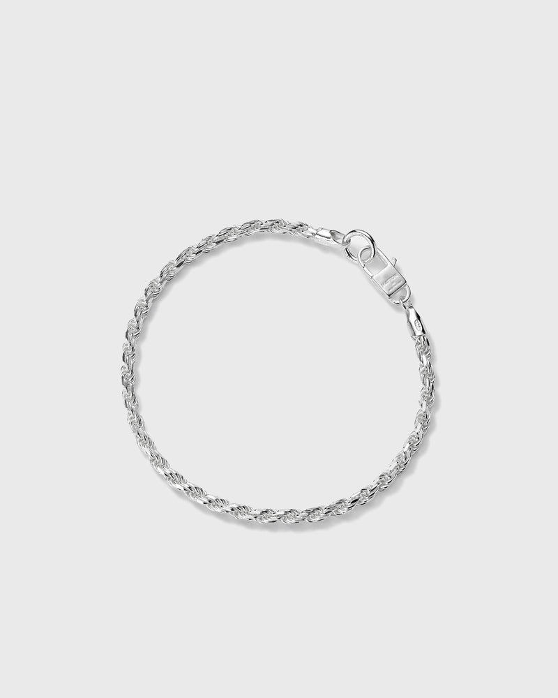 Hatton Labs Twisted Rope Bracelet M Silver