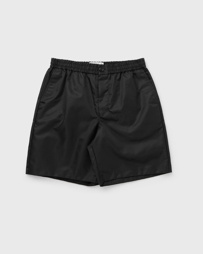 AMI Paris Elasticated Waist Shorts with AMI de Coeur Black