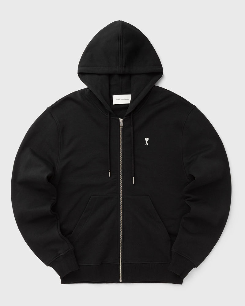 AMI Paris Hoodie with Contrasted AMI de Coeur Black