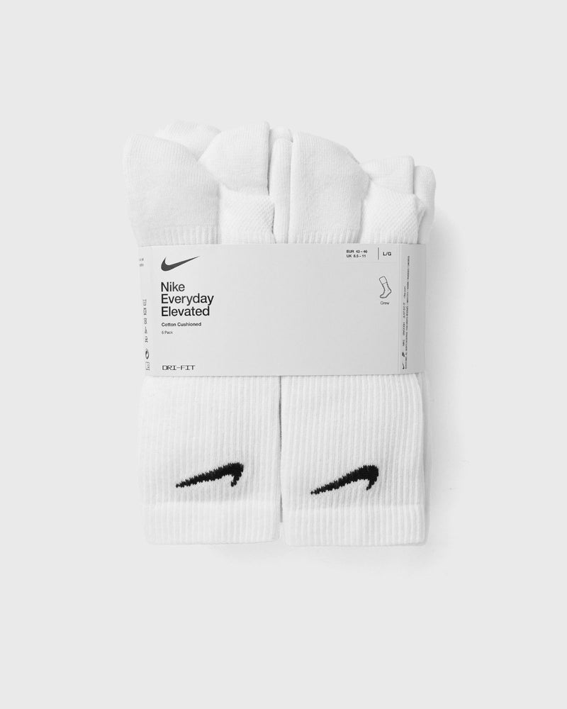 Nike Everyday Elevated Crew-Socks 6P White