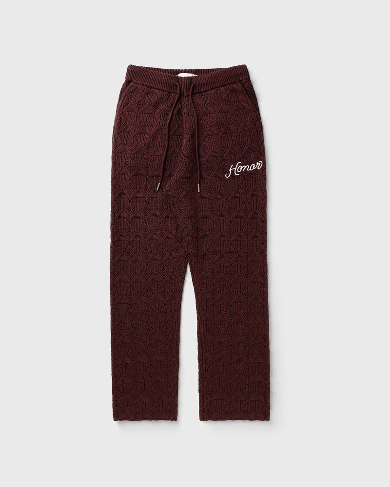 Honor the Gift Cable Knit Pant Red