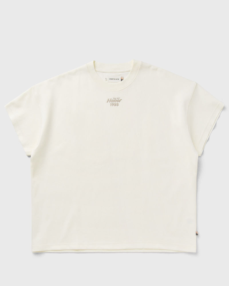 Honor the Gift Pendant Box Tee Beige