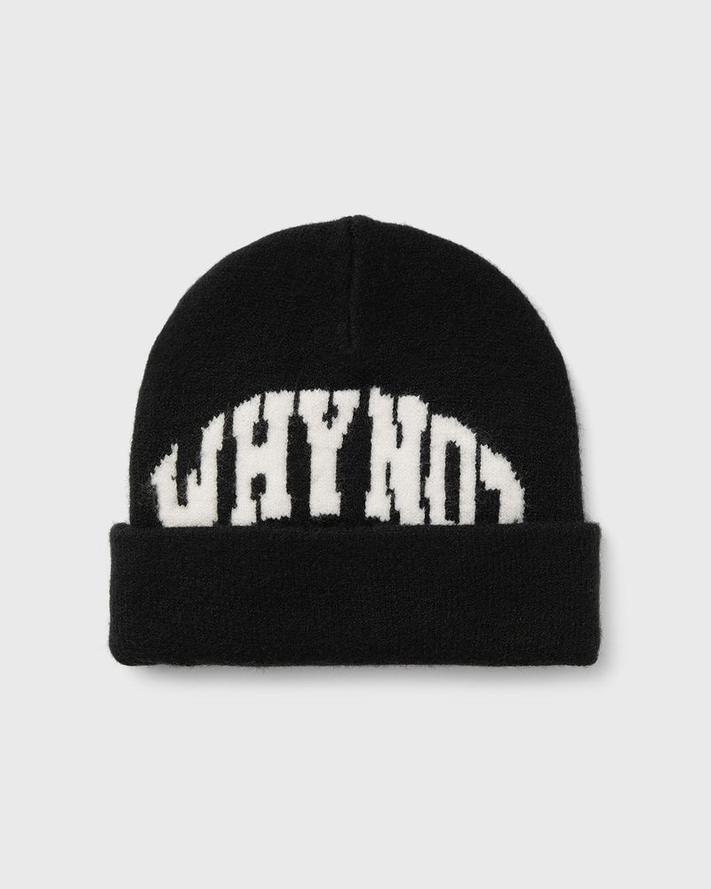 Honor the Gift Why Not Beanie Black