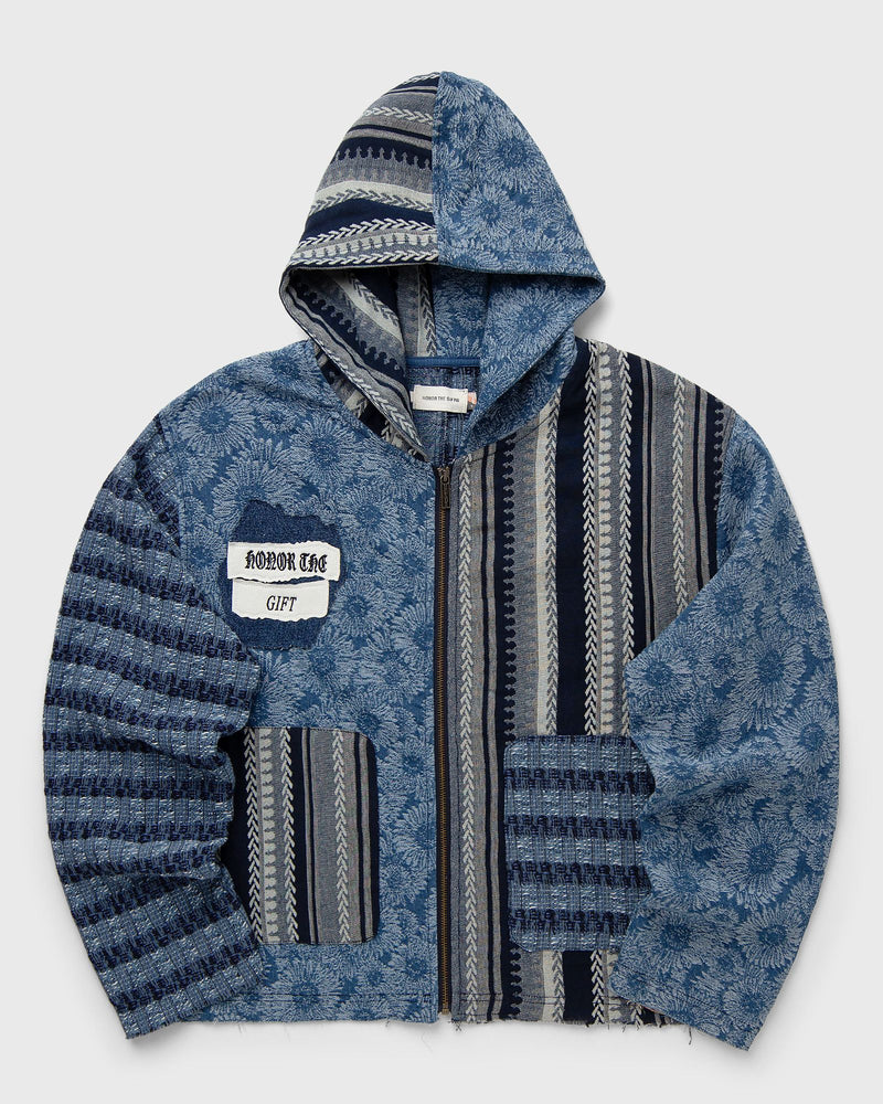 Honor the Gift Indigo Tapestry Hoodie Blue